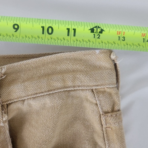 Trestles Supply Co. Jeans Boys 12 Tan Denim Straight Leg Distressed Paint Splash - Picture 4 of 13